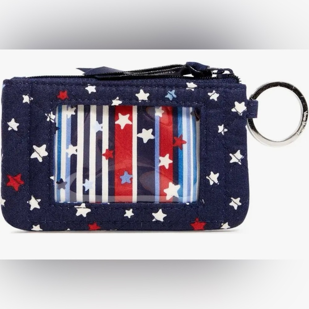 Vera Bradley Zip ID Case in Summer Stars Print - Picture 3 of 7